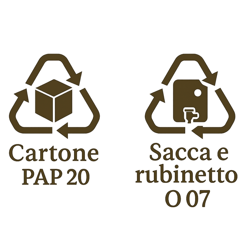 Indicazioni smaltimento